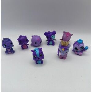 Hatchimals Mixed Lot of 8 Purple Figures